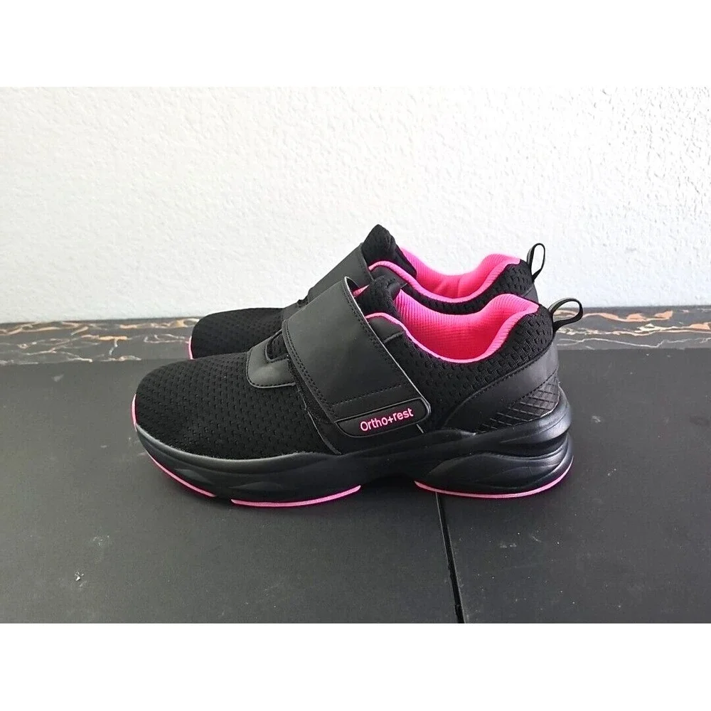 Ortho+rest Women Diabetic Shoes with Adjustable Closure Orthopedic Walking Sz 10